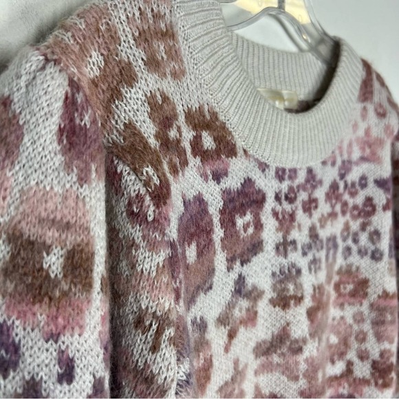 LoveShackFancy Sz S Wool Alpaca Kirsten Pullover Sweater Crew Neck Womens - Picture 11 of 11